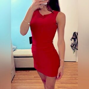 Norma Kamali Pickleball Dress Red